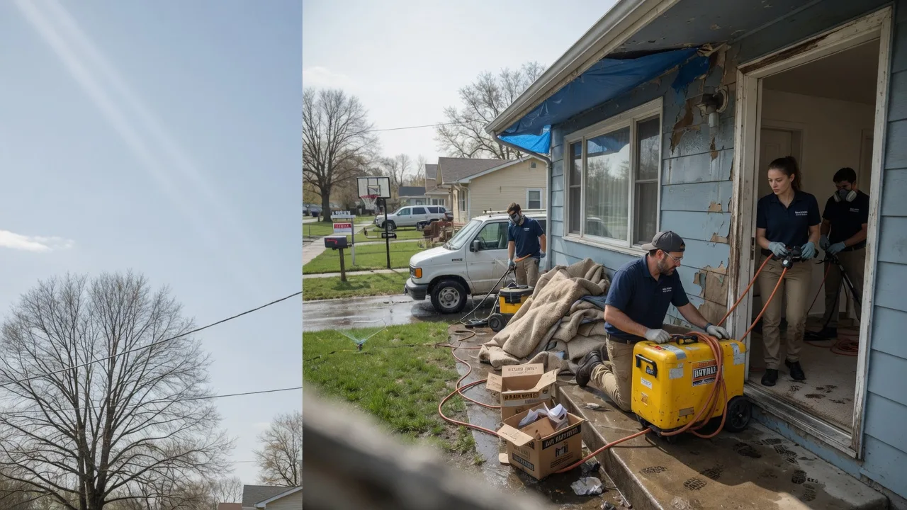 Basement Flood Cleanup in Sherwood, WI near me